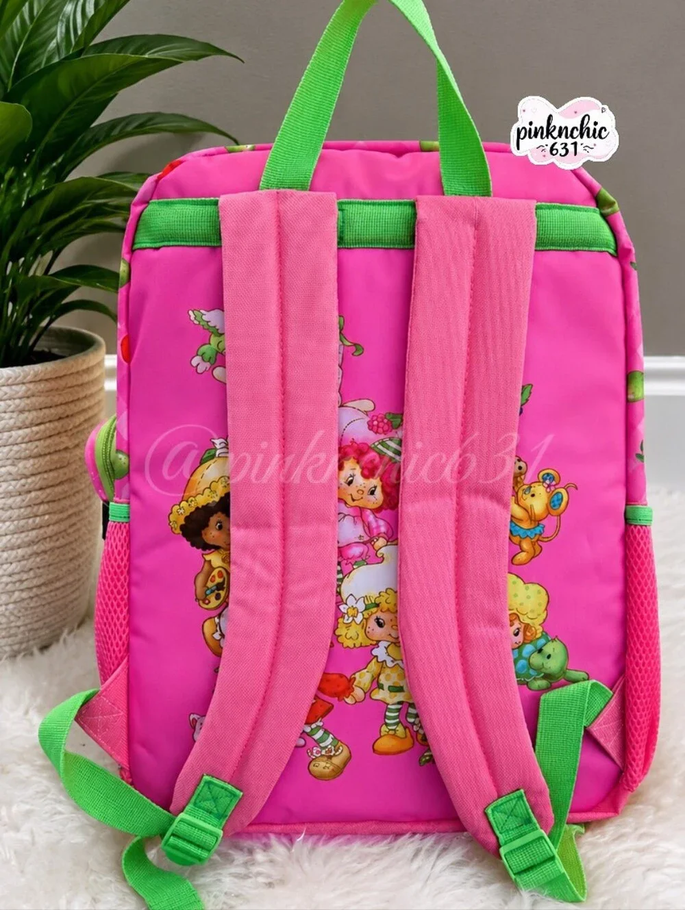 Strawberry Shortcake Backpack 4 Piece Set Back To School Lunchbox Pencil Case